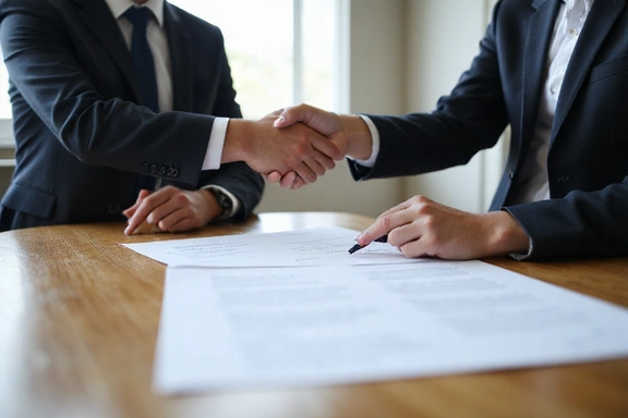 Legal contract signing