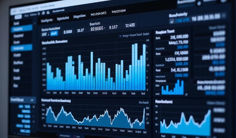 Financial data visualization